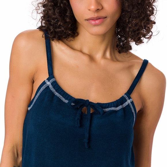 Suvi NYC women's 2-piece short and tank top pajama set . Terry Cotton - Picture 6 of 12